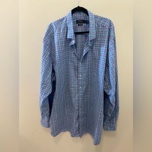 Big and Tall Ralph Lauren 4XL Tall Shirt Baby Blue